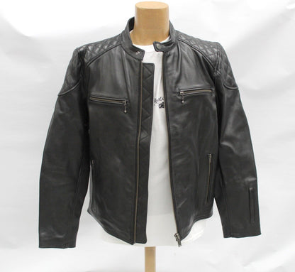 Norton Legend Leather Riding Motorcycle Jacket - Large