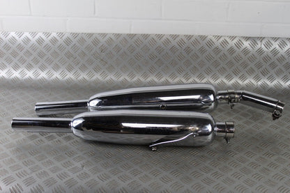 Triumph Bonneville Pea Shooter Exhaust Silencers