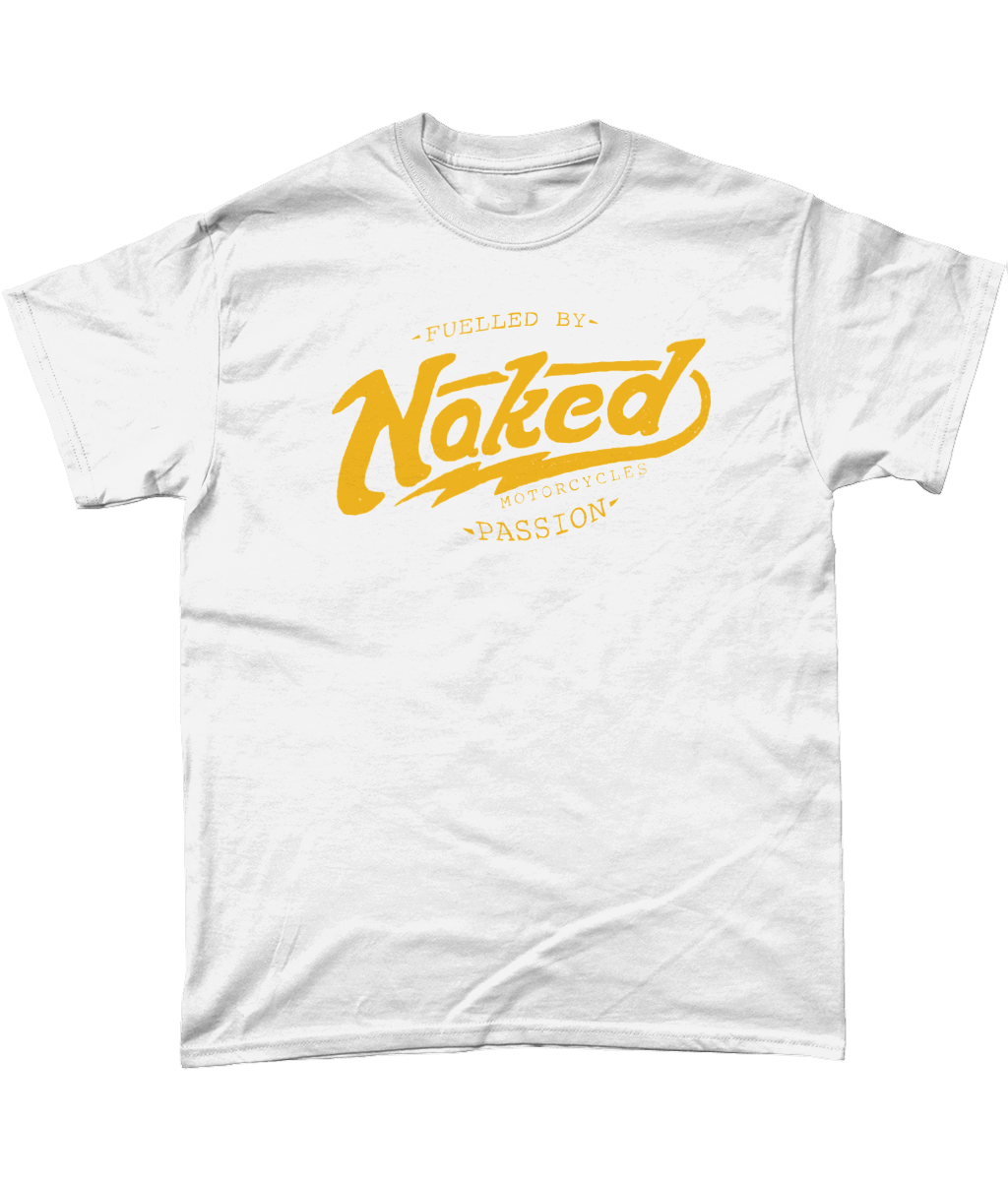 Naked Heavy Cotton T-Shirt - White