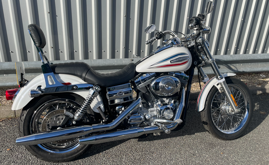 Harley Davidson Dyna Super Glide Anniversary 2006 White *SOLD*