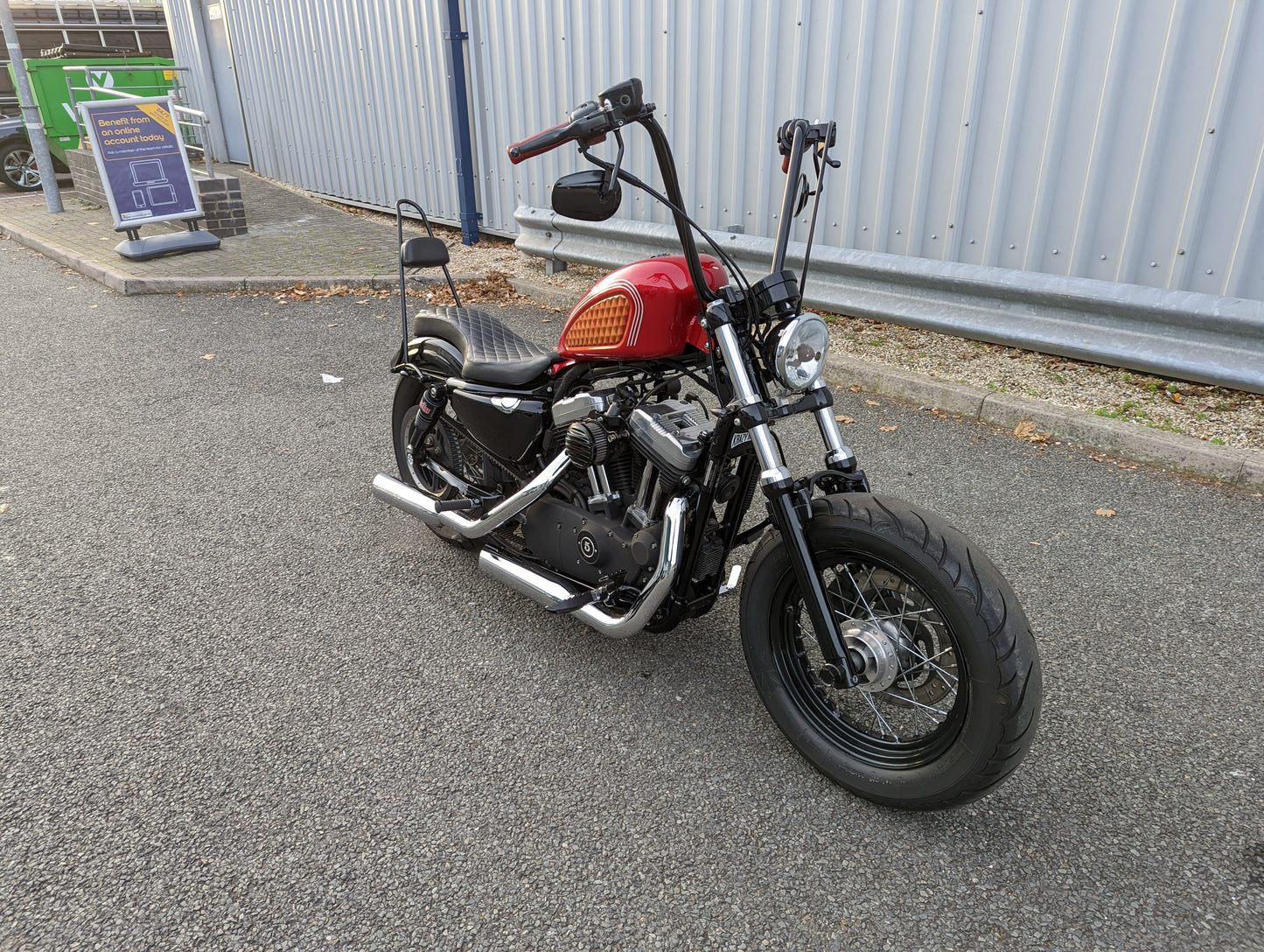 Harley Davidson Forty Eight Orange 1200cc 2010 Model *SOLD*